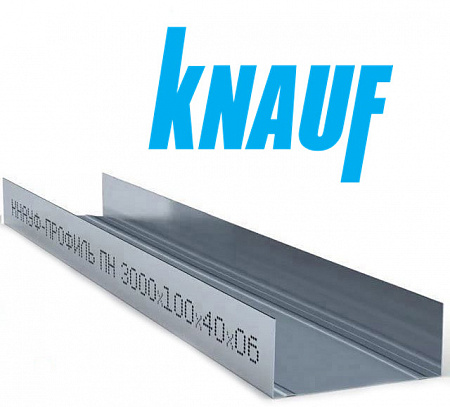 КНАУФ профиль UW100 3м 0,6мм