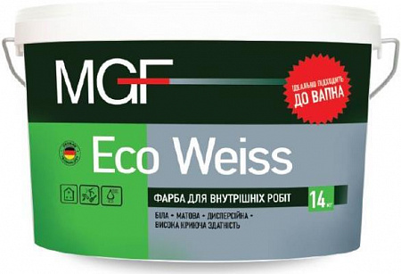 Фарба MGF M1 Eco Weiss 1,4 кг
