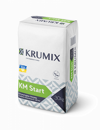 КМ Start 30 кг Штукатурка гіпсова
