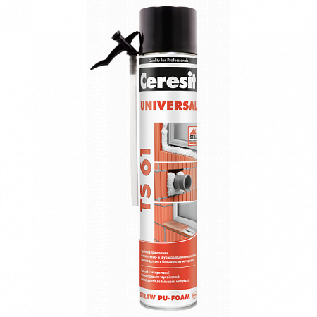 TS-61 Монтажная пена универсальная (c трубкой)