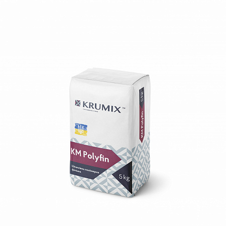 КМ Polyfin 5 кг шпаклівка полімерна фінішна КМ Polyfin 5 кг шпаклівка полімерна фінішна