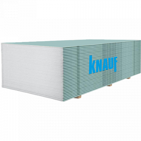 Гіпсокартон Вологостійкий (52) 12,5х3000х1200 KNAUF