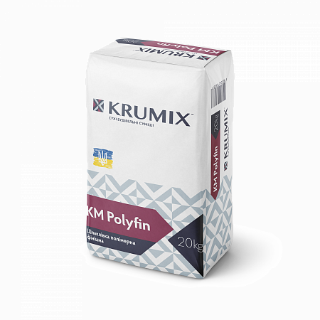 КМ Polyfin 20 кг шпаклівка полімерна фінішна КМ Polyfin 20 кг шпаклівка полімерна фінішна