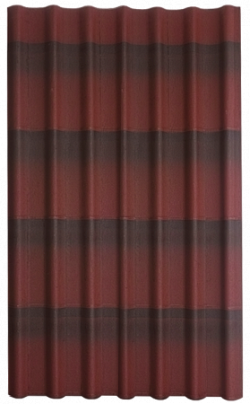 Ондулин черепица красный  1.95*0.95м