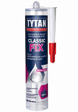 Клей монтажний Classic Fix Tytan 310мл безбарвний